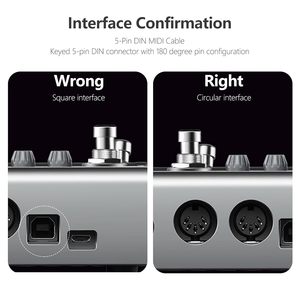 DAJIANG câble adaptateur de carte son externe personnalisé <span class=keywords><strong>5</strong></span> <span class=keywords><strong>broches</strong></span> Mini Din mâle à mâle veste en PVC compatible avec OEM de clavier <span class=keywords><strong>MIDI</strong></span> - Product Image 4