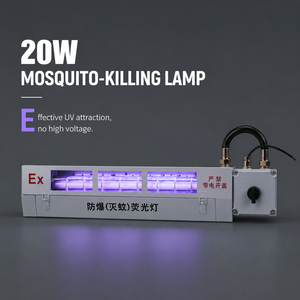 <span class=keywords><strong>Lampe</strong></span> LED anti-explosion, piège à moustiques avec répulsif liquide, <span class=keywords><strong>lampe</strong></span> UV anti-parasites industrielle 20W - Product Image 1
