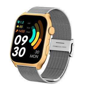 Montre connectée sportive intelligente Runmefit New 2025 en alliage de zinc avec écran tactile, étanche IP68, télécommande, e-mail, montre connectée du fabricant - Product Image 4