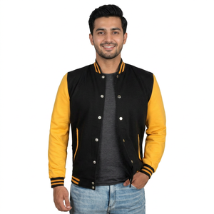 Blouson universitaire en laine pour homme de haute qualité, nouvelle collection, fabrication professionnelle sur mesure, vente chaude, service OEM, faible MOQ, idéal pour l'hiver et le travail - Product Image 1