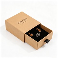 Boîte à bijoux de luxe en gros, boîte à bijoux personnalisée avec LED, emballage pour bracelet, collier, boucles d'oreilles, bague