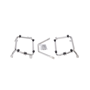 Support de porte-bagages avant et de boîtes latérales pour moto en acier inoxydable argenté <span class=keywords><strong>anti</strong></span>-chute 1200 - Product Image 2