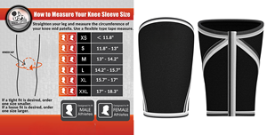 यूनिसेक्स उच्च लोच नेओपेन घुटने पैड जिम पावरलिफ्टिंग और कुश्ती कोहनी आस्तीन को गर्म करने वाले वयस्क सुरक्षात्मक गियर - Product Image 6