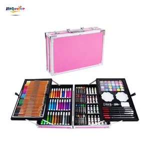 145 Stück tragbares Briefpapier-<span class=keywords><strong>Set</strong></span> & Farbe Farbe Zeichen box Kits Kinder Kunst-<span class=keywords><strong>Set</strong></span> zum Schreiben & Zeichnen für Kinder - Product Image 3
