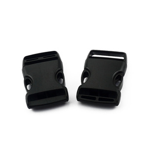 หัวเข็มขัดพลาสติกปอม 38 มม. สีดำ แบบปลดเร็ว สำหรับอุปกรณ์เสริมกระเป๋าเป้สะพายหลัง ทนทานต่อการสึกหรอ สีทึบ - Product Image 1