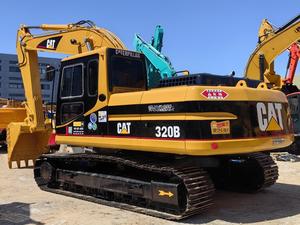 Excavatrice Caterpillar d'origine japonaise Excavatrice de construction CAT 320B Excavatrice d'occasion Caterpillar 320b à vendre - Product Image 5