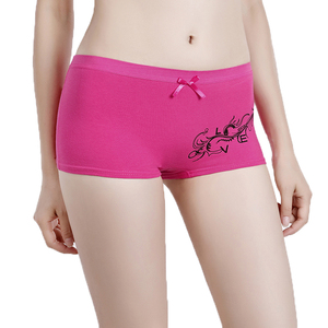 Yun Meng Ni Sexy Underwear Fancy Printed Women Panties Cotton <strong>Boyshorts</strong> - Product Image 3