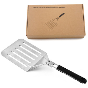 <span class=keywords><strong>Pelle</strong></span> à <span class=keywords><strong>pizza</strong></span> en aluminium à long manche avec poignée en bois pour fours à pierre et pizzas <span class=keywords><strong>maison</strong></span> - Product Image 3