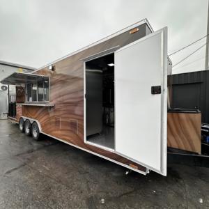Puesto Móvil para Golosinas de Mascotas con Exhibición de Vidrio Templado y Estación de Baño para Perros de Acero Inoxidable para Parques de Mascotas al Aire Libre y Eventos de Adopción - Product Image 6