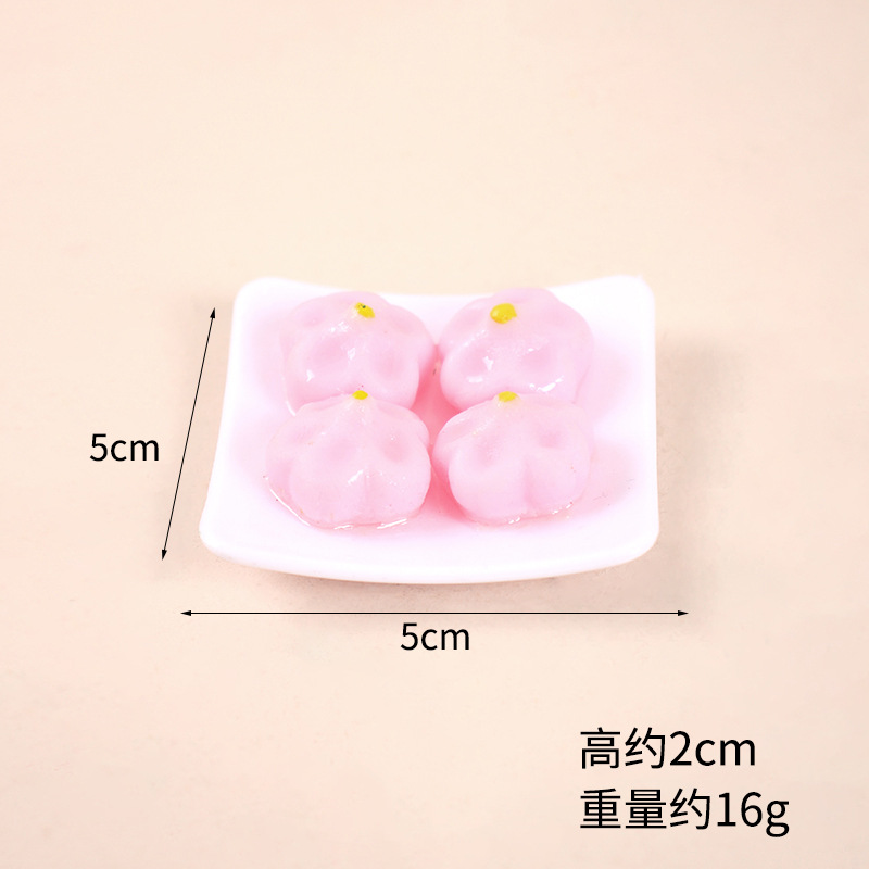 Assiette à dessert - Gâteau aux fleurs de prunier (version moulée)