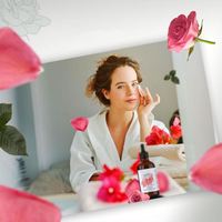 Tonique Facial à l'Eau de Rose Bio Marque Blanche 100% Hydratant en Spray Hydrolat Fabriqué à Partir de Fleurs de Rose Pures OEM/ODM