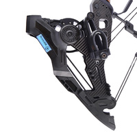 Ensemble d'arc composé double usage Mengqin, poignée en alliage d'aluminium CNC de 6,5 pouces, 21,5-60 LBS, longueur de tir de 26-30 pouces, pour la chasse et le tir
