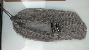 स्टेनलेस स्टील चेन मेल तार जाल सुरक्षा जुर्राब जूता - Product Image 3
