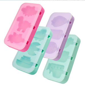 Atacado: Formas de Silicone para Picolé, Bandeja de Silicone Reutilizável para Cubos de Gelo e Sorvete, Molde de Paleta para Picolé - Product Image 2