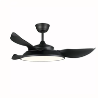 Ventilateur de lustres pratiques pour la maison ventilateurs de plafond à moteur CC de 42 ''pouces avec lumière et télécommande