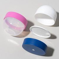 Pots cosmétiques de luxe personnalisés en PP avec couvercle à vis pour crème visage et soins de la peau, avec emballage estampé or, 200g/250g