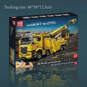 Vente directe d'usine, modèle de véhicule de pompiers électronique technique, télécommande, blocs de construction en plastique MOC, ensembles de jouets - Product Image 6