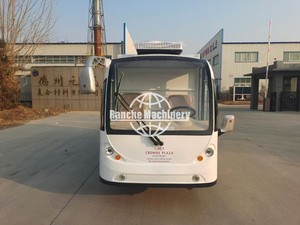 รถบัสไฟฟ้าแบบปิดสำหรับงานหนัก ลายการ์ตูนปลาการ์ตูน สำหรับสวนสนุกในตะวันออกกลาง - Product Image 3