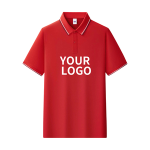 Camiseta de Verano para Hombre, Estilo Casual de Negocios, Fresca, de Seda Helada, de Manga Corta, Prenda Superior Masculina - Product Image 1