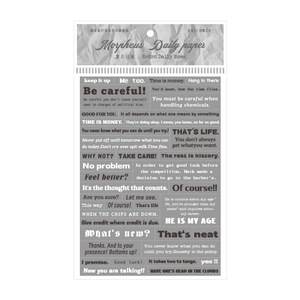 8 feuilles par paquet d'autocollants vintage découpés à l'emporte-pièce Murphys Daily Series 6 sélections de matériel anglais sur le thème de l'amorçage - Product Image 5