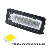 2 Luces LED Canbus sin Errores para Matrícula, 18SMD, Blancas, para Mercedes Smart Fortwo W450 W451 Coupé Cabrio