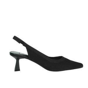 Keys Donna Slingback K-10770 Beige Nero Heeled <b>Sandals</b> - Product Image 4