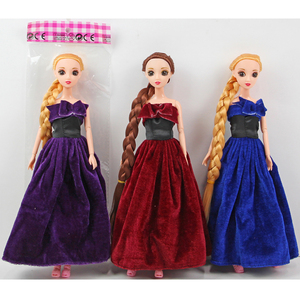 Poupée articulée 9 points, 30 cm, en PVC souple, yeux 3D réalistes, avec longues tresses, styles variés, pour jeu de rôle, jouet pour enfants et filles - Product Image 3