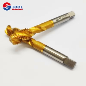 Grifo de carburo sólido con ranura en espiral, dientes estándar, grifo de máquina de acero 6H, revestimiento de titanio, grifo de máquina de tornillo - Product Image 6