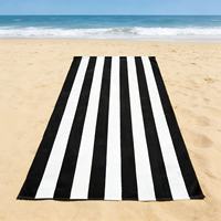 Custom Modern Quick Dry Sand Free Luxury Cotton Jacquard Beach Towel for Bath Travel Home