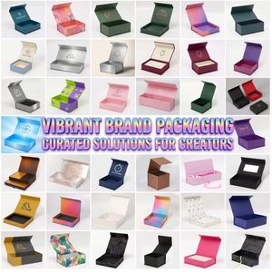New Custom Design <b>Large</b> Logo Eco-Friendly Embossing Paper Magnetic Folding <b>Box</b> Packaging Luxury Rigid Cardboard Photo Frame - Product Image 6