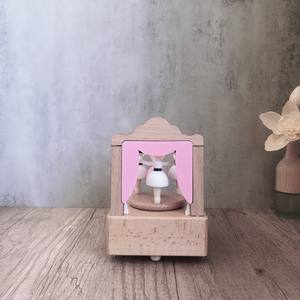 Carosello a vento in <span class=keywords><strong>legno</strong></span> <span class=keywords><strong>di</strong></span> faggio per ornamenti per la casa realizzato a mano dal produttore - Product Image 5