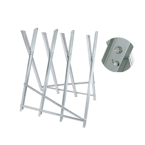 <span class=keywords><strong>Support</strong></span> de cheval de scie à bois en acier réglable Portable avec <span class=keywords><strong>support</strong></span> de <span class=keywords><strong>Support</strong></span> de tronçonneuse pour la coupe du bois - Product Image 2