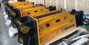 SOOSAN SB81 BOX TYPE BREAKER WITH MAIN BODY AND TWELVE MONTHS WARRANTY FREE SPARE PARTS FOR EACH UNIT PURCHASED - Product Image 2