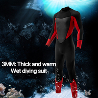 Maillot de bain en caoutchouc chloroprène 3 mm JW-730, maillot de bain fin à séchage rapide pour adulte, combinaison de surf une pièce, protection solaire sensible au froid