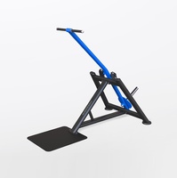 Máquina de Remo para Ejercicios de Brazos con Pesas Libres para Entrenamiento de Fuerza y Fitness en Gimnasio, Barra para Ejercicios de Tríceps de Pie