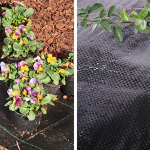 แผ่นรองวัชพืชเป็นมิตรกับสิ่งแวดล้อมผ้ากั้น150 GSM สำหรับวางภูมิทัศน์ในเชิงพาณิชย์ - Product Image 6