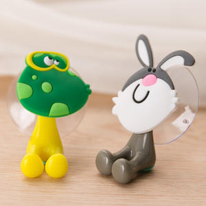 Criativo bonito Cartoon Animal Wall Mounted armazenamento banheiro crianças sucção Toothbrush titular - Product Image 3