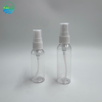 Bouteille pulvérisateur domestique 50ml 60ml en PET, flacon d'huile en plastique avec pulvérisateur à fine brume, col 20-410 côtelé, pour produits de soin et médicaments liquides