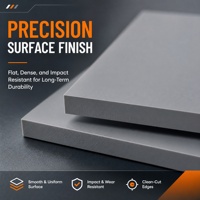 Plaque PVC solide OEM Bestpay 2-30mm 4x8ft Densité 1.38g/cm³ Résistante aux acides et aux alcalis Service de découpe sur mesure