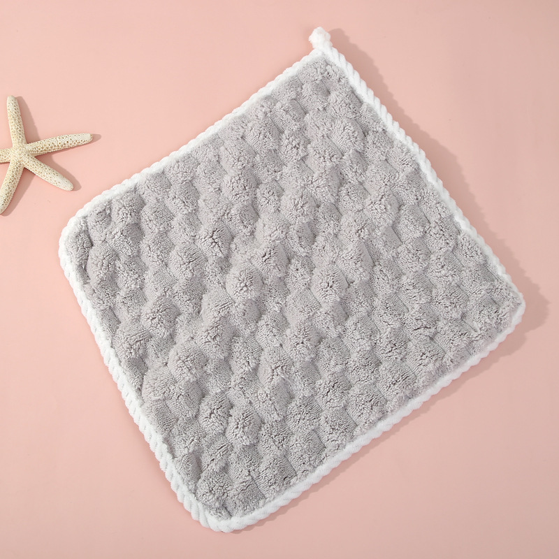 bufanda cuadrada gris