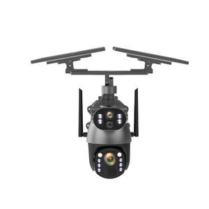 Câmera de Segurança PTZ Solar com Lente Dupla, 1080P, 2MP, Sensor CMOS com Visão Noturna, Wi-Fi Sem Fio e 4G para Uso Externo - Product Image 1