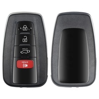 Clé Vierge Télécommande Intelligente MS 4 Boutons 312-314MHZ FCC HYQ14FBC pour Toyota RAV4 2019-2021, Auto Sans Clé