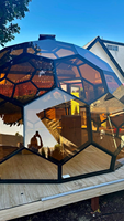Tentes dôme Igloo en verre isolé haute performance pour hôtels de villégiature exclusifs au Canada