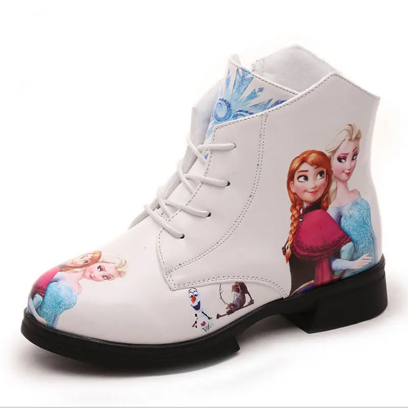 Winter new style Frozen princess cotton shoes ankle boots