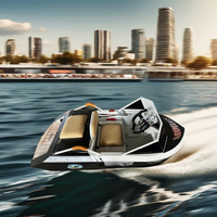 Nouveau jet boat à énergie électrique, petit hors-bord à sièges simples/doubles/quatre personnes