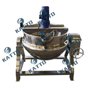 เครื่องทำแยมแบบใช้แก๊ส300L เครื่องทำซอสหม้อทำอาหารอุตสาหกรรม - Product Image 4