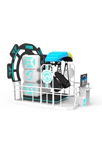 <span class=keywords><strong>Simulateur</strong></span> de vol VR à 2 places Colorful Park, machine d'arcade à monnayeur, jeu de vol en réalité virtuelle, équipement d'arcade VR - Product Image 4