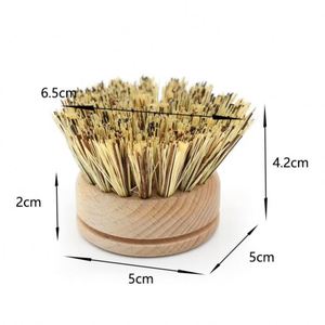 Cabezales de cepillo de repuesto de madera con LOGO personalizado para macetas - Product Image 5