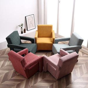 بيع بالجملة كراسي ترفيهية من القماش الناعم ، أثاث غرفة المعيشة ، كرسي حديث للأثاث المنزلي - Product Image 4