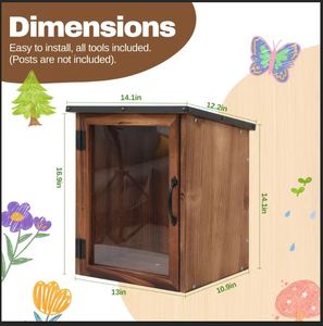 Scatola di libri in legno <span class=keywords><strong>da</strong></span> <span class=keywords><strong>esterno</strong></span> scatola di libri <span class=keywords><strong>da</strong></span> giardino <span class=keywords><strong>da</strong></span> appendere - Product Image 5